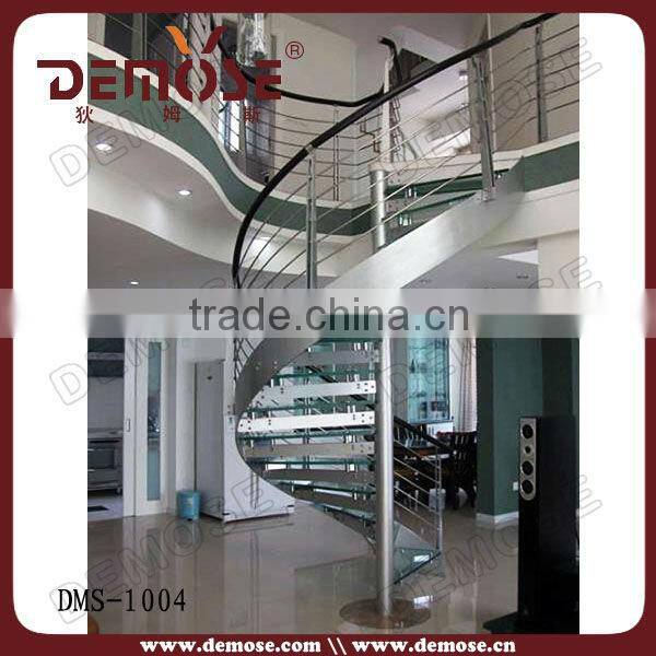 indoor metal oak treads stairs