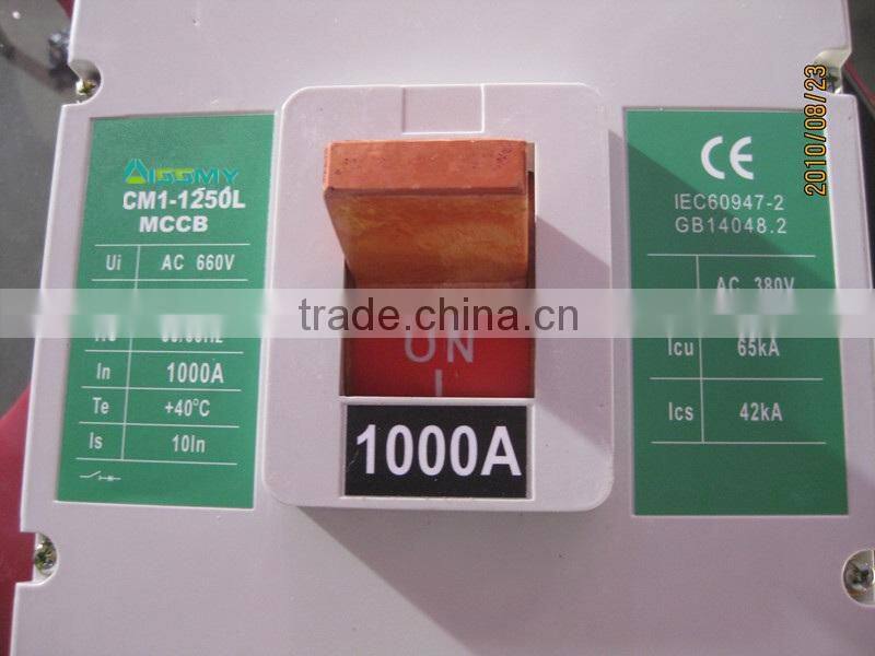 Aissmy CM1 series three poles AC MCCB Circuit Breaker (280L 800Amp 400V/690V)