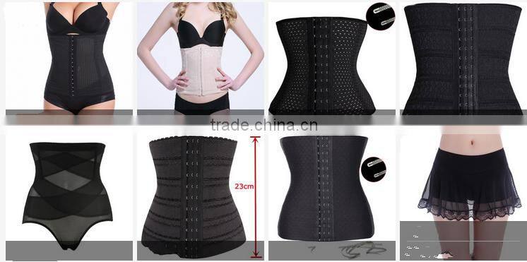 Wholesale Boneless waist training Latex Under Bust Corset