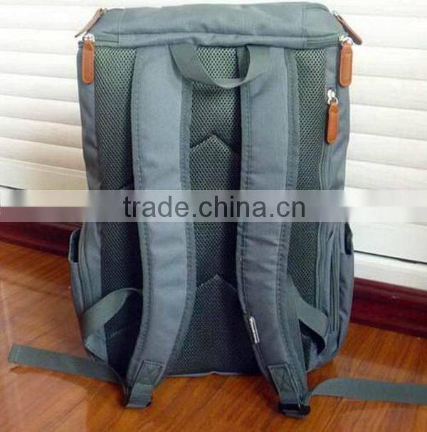 High quality branded black stripes sport backpack