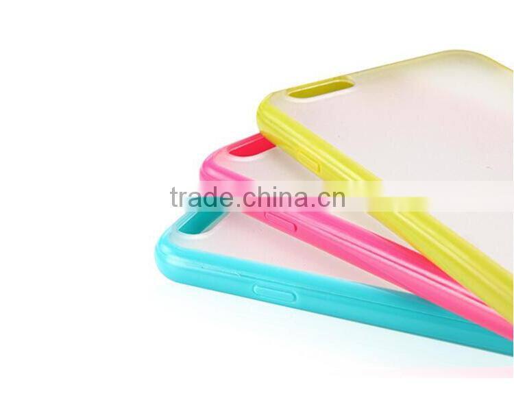 Hybrid Matte PC+TPU bumper case for iphone 6