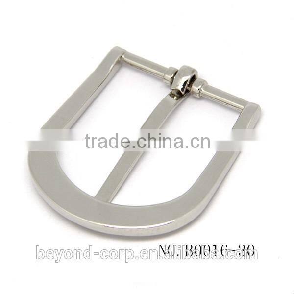 High quality poular style brief pin buckle for cowhide leather belt