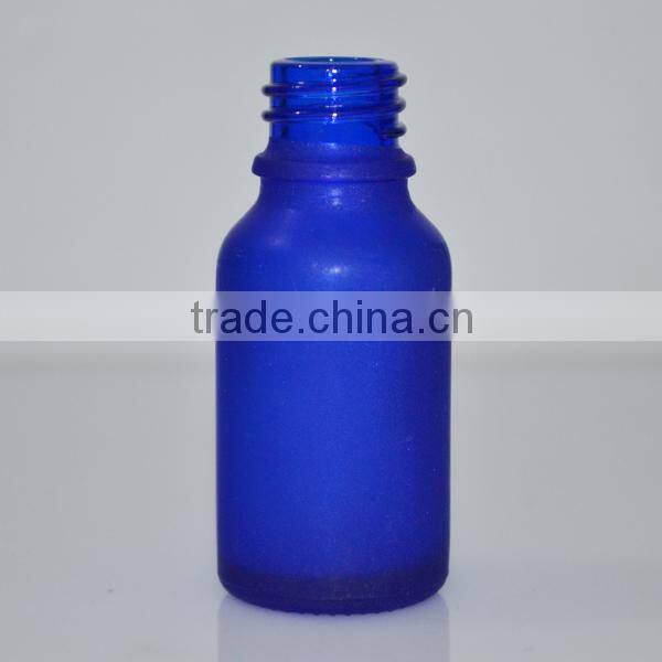 15ml blue frosted glass dropper bottle /10 ml glass bottle /frosted glass bottle