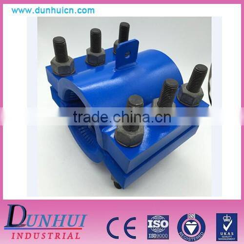 High pressure pipe repair clamp