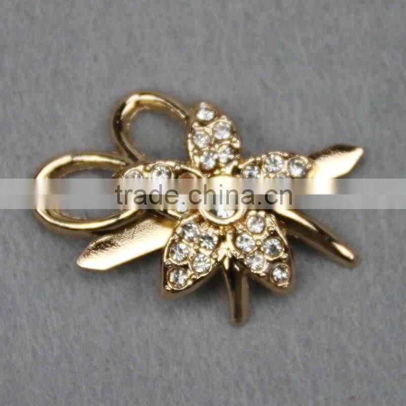 Rhinestone metal decorative shoe clips&metal buckels for dress or bags