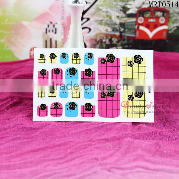 Beauty Sticker GMP Beauty custom toe stickers nail gel sticker waterproof