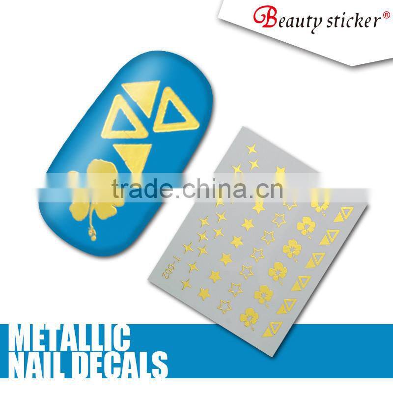 water transfer nail art design custom wholesalae decorative nail decal stickers