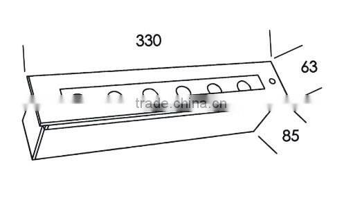 2016 newest linear shape stainless steel 4000k IP68 led underwater light