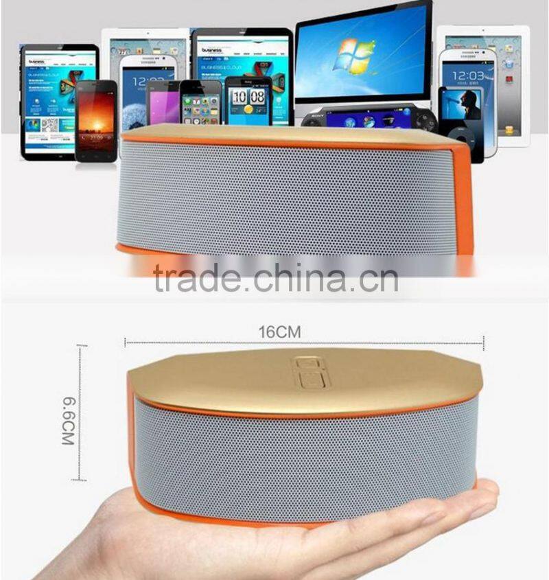 GS809 Portable Stereo Bass music TF card reader Bluetooth speaker for Mobile phone/Computer with coloured lamp