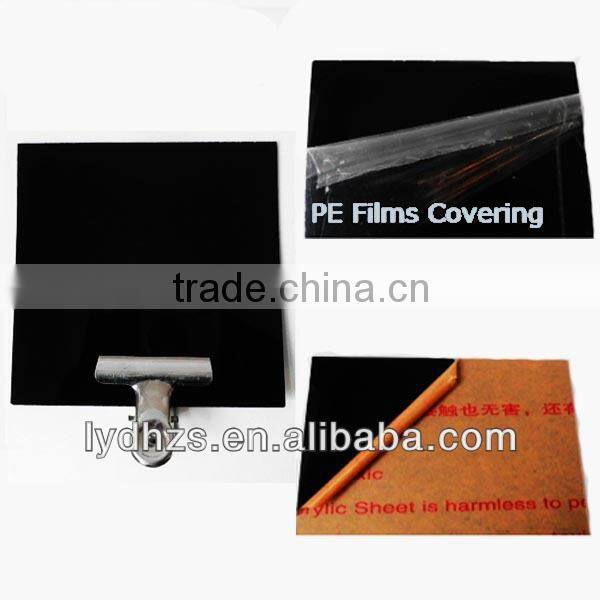 Acrylic Plastic Sign Board/ Acrylic Pmma Sign Panel