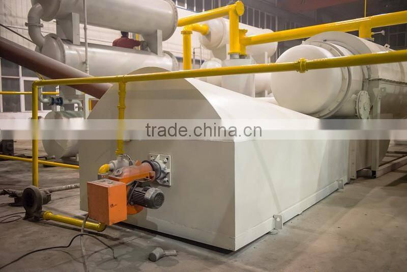 Waste rubber to oil scrap rubber pyrolysis plant