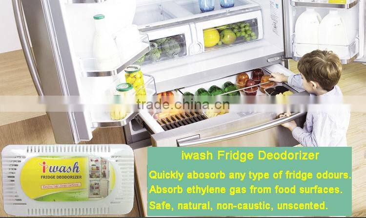 2.1oz Convenient Smart Bamboo Charcoal Fridge Deodorant Device In Plastic Box Absorb Ethylene Gas Keeps Foods Fresh Longer