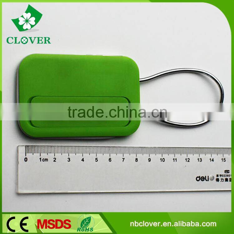 6 LED with usb charger plastic book lamp for reading in bed