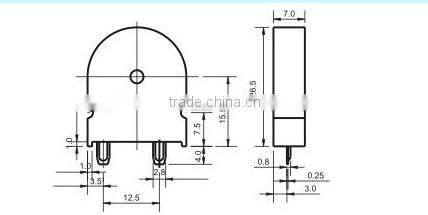 FBD4012 41mm 30v 22KHz 80dB Ultrasonic transducer buzzer (FBELE)