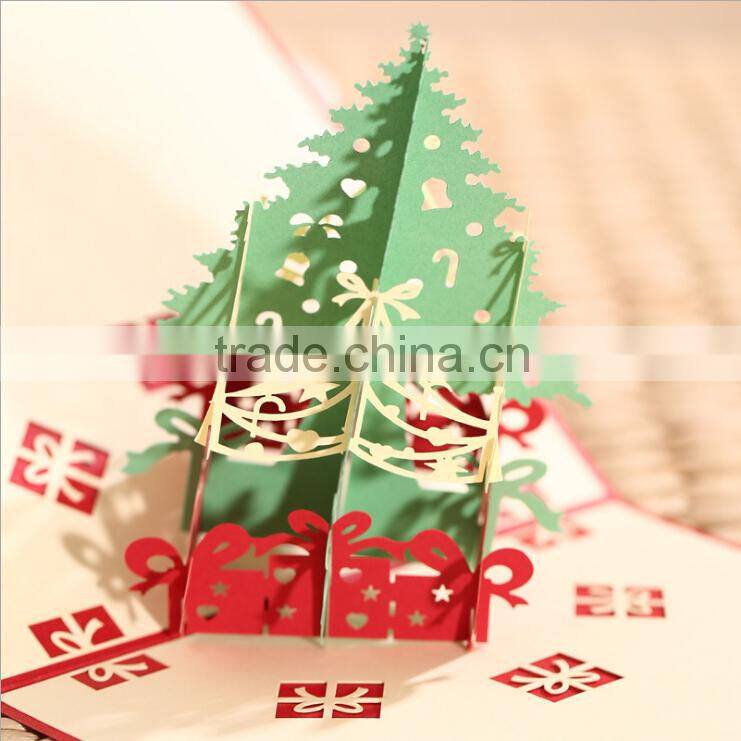 3D ship model greeting card smooth sail memory card