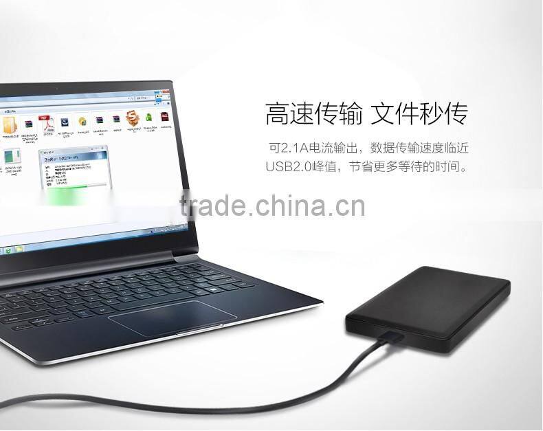 Original USAMS U-gee Series USB 2.0 Male to Female USB Cable 200CM Extension Cable For PC Laptop Computer