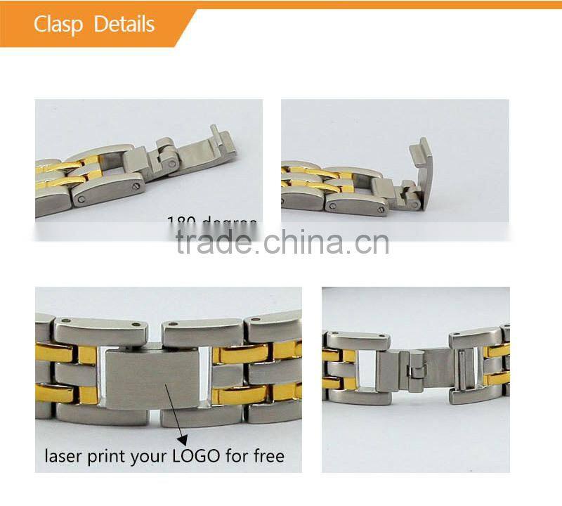 2014 Hot Selling Waterproof Titanium 4 in 1 Magic Magnetic Bracelet