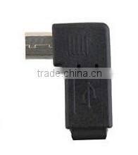 L shape micro usb male to female OTG Adapter cabletolink
