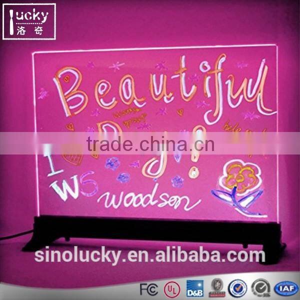 Transparent Acrylic Led Compass Signboard Sign Display