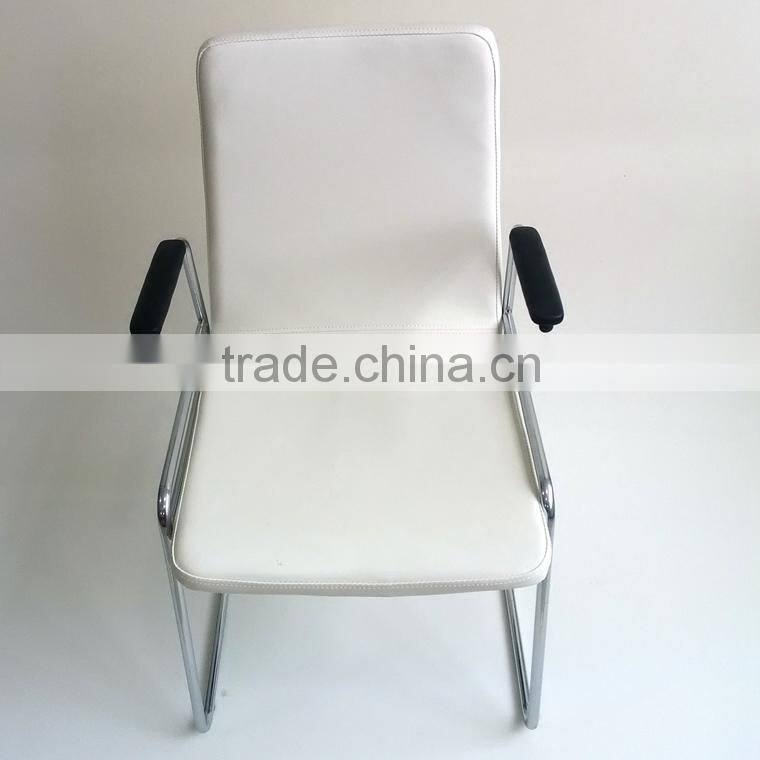TDC-195-2 QVB HANGZHOU JIANDE TONGDA ARMREST PU SEAT CHROME PLATED STEEL FRAME MEETING OFFICE CHAIR