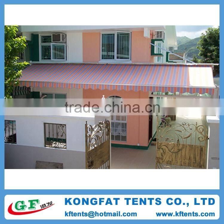 2015 Hotsale outdoor automatic aluminium folding arm awning