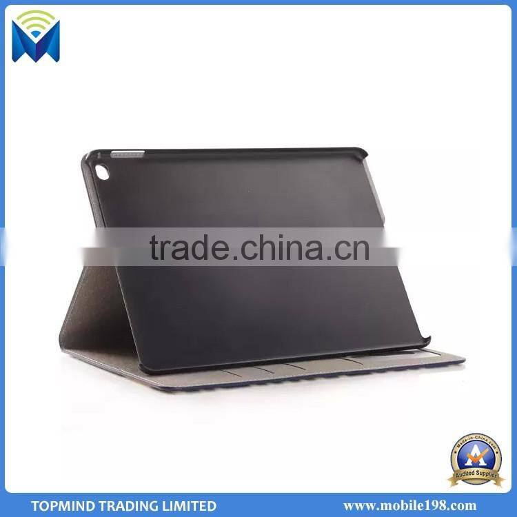 Stripe Pattern Leather Flip Case Cover with Back Cover for iPad Pro