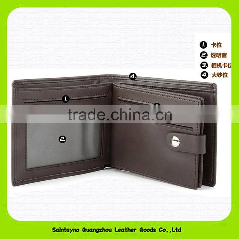 15667 Bifold RFID blocking leather wallet for men