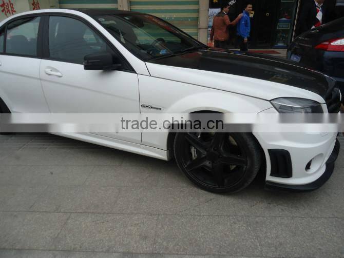 carbon fibre front spoiler for W204 C63 GOD HAND Style