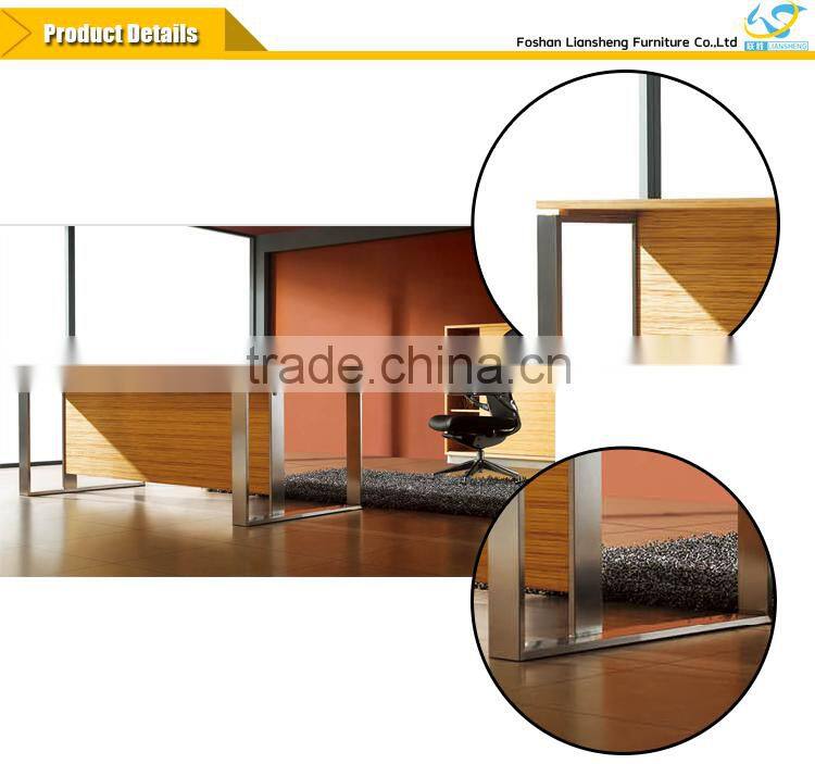 LS-3331 Director office furniture table design,MDF big size office table specifications