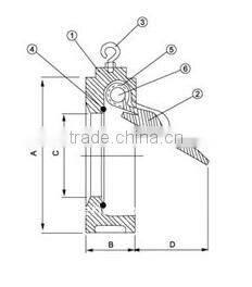 Wafer Single Door Check Valves 6 inch