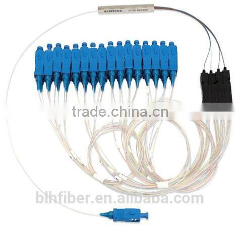 GPON fiber optic 1x16 PLC splitter / Fiber Optical PLC Splitter Singlmode