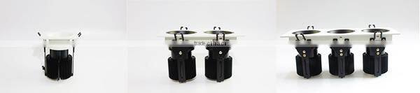 12w cob led downlight, China recessed downlight, square led downlight