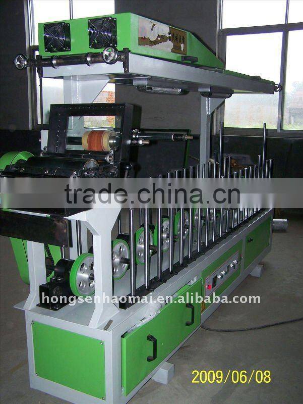HSHM450BF-E1 Profile Wrapping machine( cold glue and Scrap-coating)