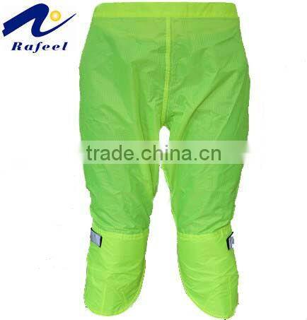 hi visibility yellow leg protector