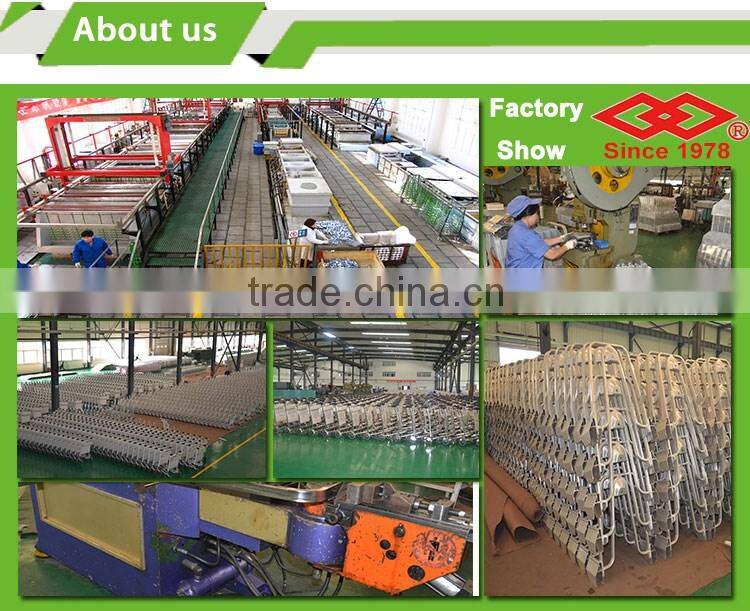 Airport chrome plating steel shopping hand cart