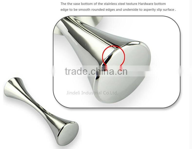 2016 decorative flower vase stainless steel metal vase