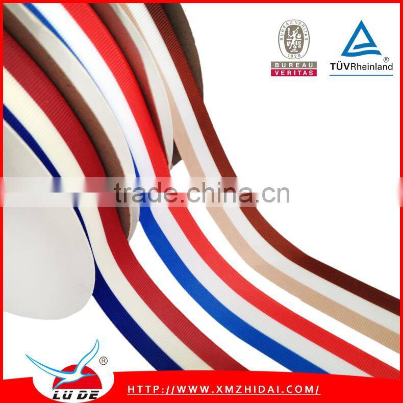2016 Wholesale priced grosgrain ribbon strip/custom logo grosgrain ribbon wholesale