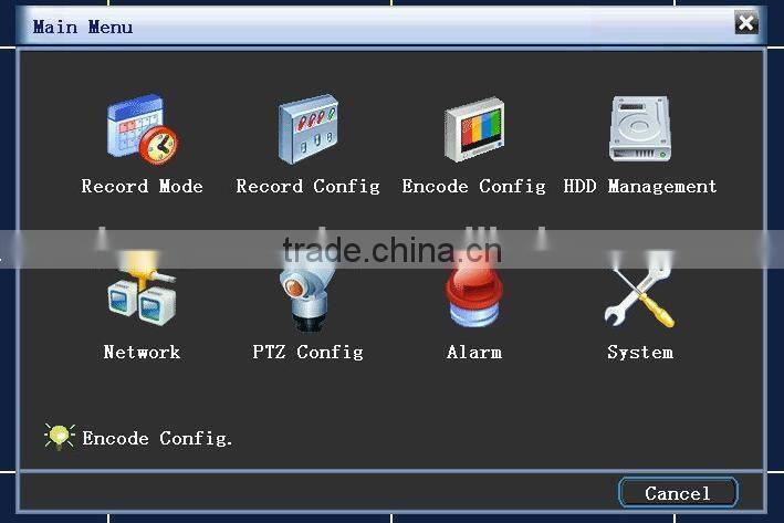 Onvif Linux Embeded 4ch 960H Cctv Dvr Recorder H264 4ch Cloud Technology Hot Sale !