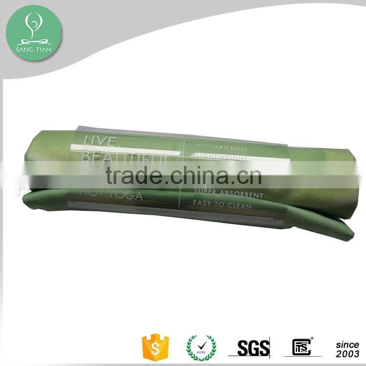 New brand natural fiber absorbent cheap gym yoga towels in bulk