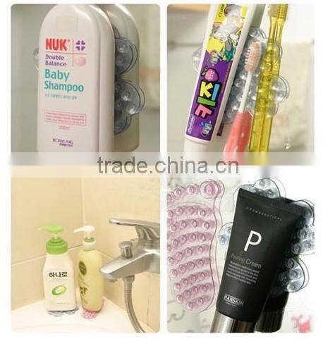 Suction Cups Non Slip Dash Pad Combo Suction Soap Holder hower Suction Holders Bathroom Helper