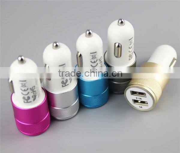 12-24V USB Car Chargers Dual USB Car Charger
