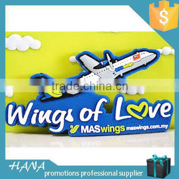 Customized promotional pvc resin fridge magnet