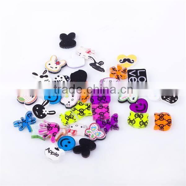 2014 fashion decorative resin flat back bridal jewelry set