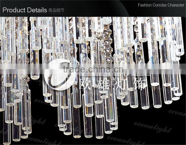 Luxury crystal LED ceiling lamps in residence flush amount OAL003