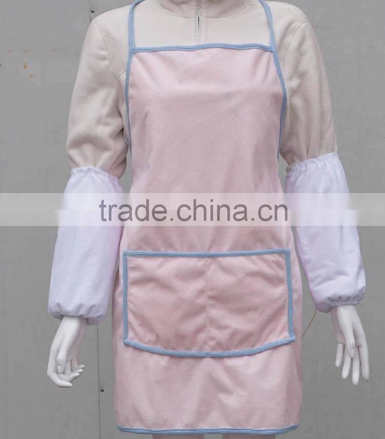 Real Picture China Custom Plain 100% Cotton Terry Waterproof Kitchen Apron