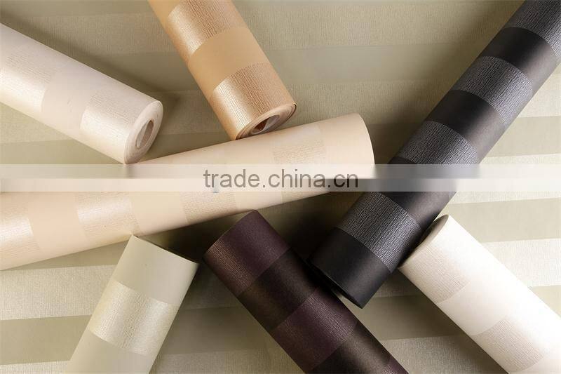 modern stripe nonwoven office decor wallpaper