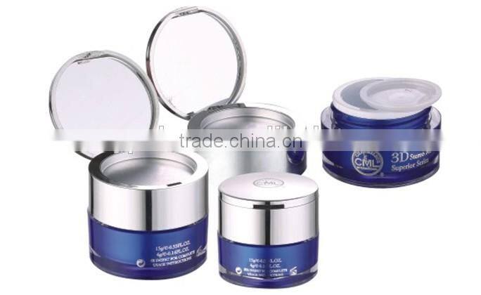 china wholesale packaging cosmetic cream plastic acrylic cosmetic jar