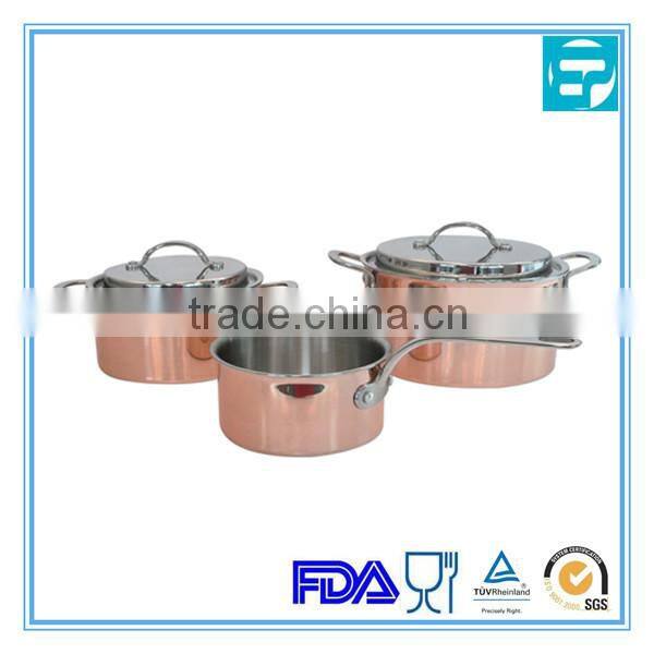 5-Piece copper Induction cookware Set