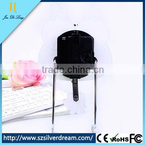 Newest promotional wholesale price cartoon desk clock