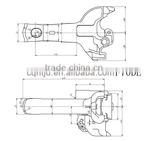 Railway wagon Coupler for AAR coupler